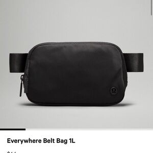 lululemon athletica Black Everywhere Belt Bag 🖤